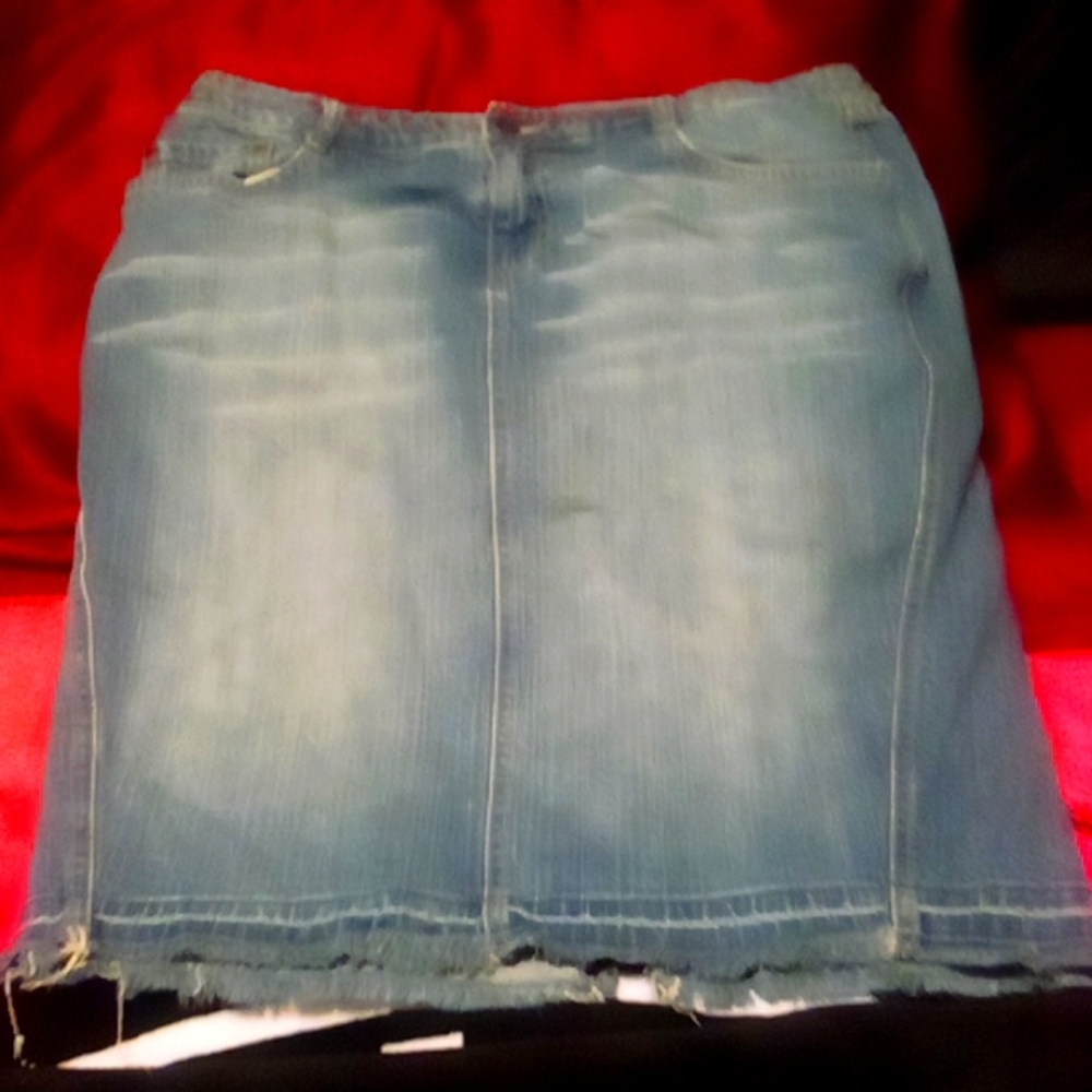 Blue jean skirt